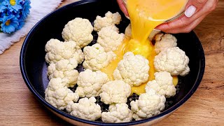 I have never eaten such delicious cauliflower A simple recipe for cauliflower with eggs [upl. by Nomar461]