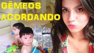 DAILY VLOG GÊMEOS ACORDANDO [upl. by Aynatal]