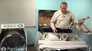 Dryer Repair  Replacing the Front Air Duct Assembly GE Part  WE14M92 [upl. by Roy]