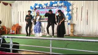 Samatha College Thorrur Freshers 2k22 Dance Performance By BA Black🖤Oya Raju kannulo Nuvve song [upl. by Nalced388]