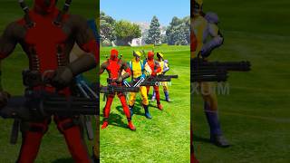 DEADPOOL amp WOLVERINE BROTHERS SAVES JUNIOR HERO FROM DARTH VADER gta5 shorts [upl. by Siegler209]