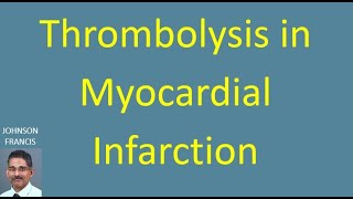 Thrombolysis in Myocardial Infarction [upl. by Nogam]