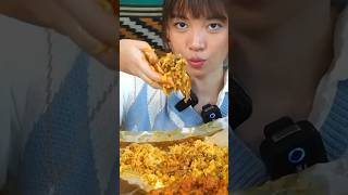 Mukbang curry food from various countries with BIG BITES🤤🇮🇩🇮🇳shorts food [upl. by Izak397]