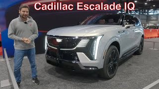 CADILLAC ESCALADE IQ 2025 PRIMER VISTAZO  CHICAGO AUTO SHOW 2024 con Jaime Gabaldoni [upl. by Gordy]