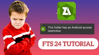 COMO INSTALAR FTS 24 EN ANDROID 11121314 SOLUCIONO ERROR DE Z ARCHIVER 🤩 [upl. by Ogirdor]