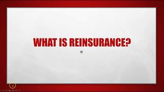 What is Reinsurance  Insurance exam [upl. by Arik39]