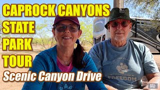 Caprock Canyons State Park Scenic Canyon Tour Primitive Campsites Texas [upl. by Sneve]