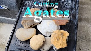 Cutting Open Agates 218 Cabochon [upl. by Meridith878]