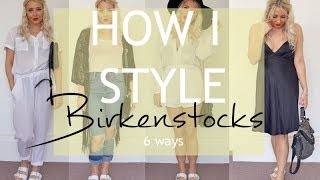 How I Style Birkenstocks 6 ways  Petitesideofstyle [upl. by Amabelle]