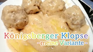 Auch ohne Kapern und Sardellen lecker königsbergerklopse rezepte schnellerezepte [upl. by Etteoj]