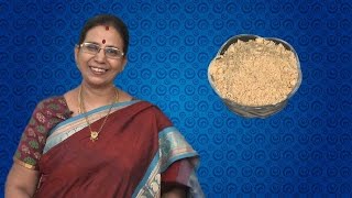 Paruppu Podi in Tamil  Mallika Badrinath Recipes  Dhal Powder Andhra Style [upl. by Mossberg301]