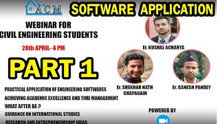 PRACTICAL APPLICATION OF ENGINEERING SOFTWARE FOR CIVIL ENGINEERING STUDENTS  GANESH PANDEY [upl. by Ahsiad93]