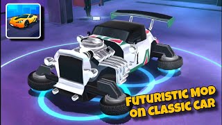 Retro Car became Futuristic car  Race Master 3d ios android gameplay [upl. by Aivatnwahs]