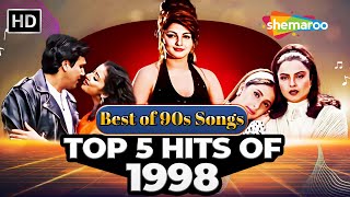 Best of 90s Songs  Video Jukebox  Top Hits Of 1998  Evergreen Romantic Songs  90s Hits [upl. by Emersen]