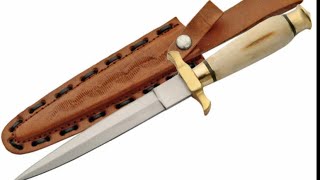 Classic Bone Handle Dagger Knife [upl. by Oiramel]