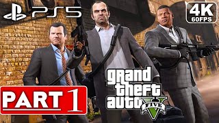 GTA 5 PS5 Gameplay Walkthrough Part 1 FULL GAME 4K 60FPS RAY TRACING  No Commentary [upl. by Eylloh]