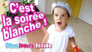 VLOG SOIREE BLANCHE  On fait la fête en vacances [upl. by Ilario528]