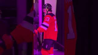 NJ Devils BEHIND THE SCENES Captain Nico Hischier Returns From Injury njdevils short shorts [upl. by Mendive]