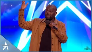 DALISO CHAPONDA ONE OF THE BEST COMEDIAN AUDITIONS EVER ON BRITAINS GOT TALENT [upl. by Airdnoed]