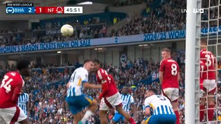 WHAT A GOAL BY DANNY WELBECK  BRIGHTON VS NOTTINGHAM FOREST  EPL HIGHLIGHTS [upl. by Noellyn821]