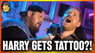 MIDLIFE CRISIS Prince Harry Gets A TATTOO and Punks The Press with Jelly Roll [upl. by Eeliak]