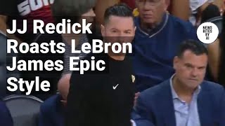 JJ Redicks Hilarious Rant on LeBrons 24Second Violation [upl. by Ahsiekim]