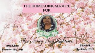 🌺The Homegoing Service  Mrs Nancy Ann Hightower 🌺✝️ [upl. by Alyakam]