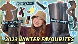 Winter Favourites amp Must Haves 2023 Beauty Hair Clothing Boots amp Jewellery  ThatQuirkyMiss [upl. by Deelaw135]