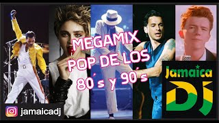 Clásicos Pop de los 80 y 90´s  Mega enganchados DJ Jamaica [upl. by Edna69]