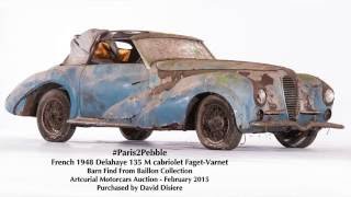 Baillon Barn Find Restored by David Disiere for Pebble Beach Concours dElegance [upl. by Collum]