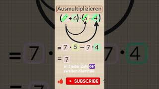 Ausmultiplizieren  Rechengesetze  Mathe leicht gemacht  TeacherTobi [upl. by Peg]