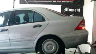 Mercedes Benz W203 C200 CDI Dyno Test [upl. by Borreri]