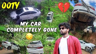 🥺I Met With An Accident My Car Completely Crashed💔 Worst Day Ever In Ooty😭  Aravind Vlogs [upl. by Richara975]