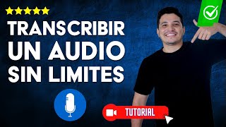 Cómo TRANSCRIBIR un AUDIO a TEXTO sin limites  🔊Convierte tu audio a texto fácilmente📖 [upl. by Nylrak]