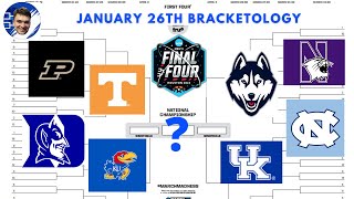 Bracketology Update  January 26 2024 [upl. by Iffar396]