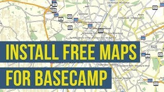 How To Install Free Maps on Garmin BaseCamp OSM Openstreetmap [upl. by Affrica]