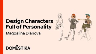 Drawing appealing Characters in Procreate  Course by Magdalina Dianova  Domestika English [upl. by Ahsinal]