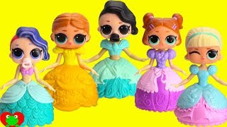 LOL Surprise Lil Sisters Transform Into Princess Magical Movers [upl. by Arratal]