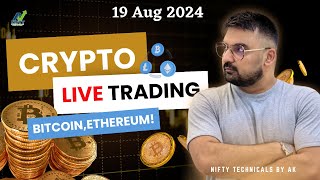 Crypto Live Trading  Crypto FnO  Bitcoin Trading  trading bitcoin NiftyTechnicalsbyAK [upl. by Nnyroc473]