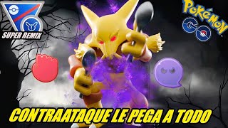 ¡¡TEMIBLE CAÑÓN DE CRISTAL ALAKAZAM OSCURO LEGACY en LIGA SUPER REMIX  GBL  Pokémon Go PvP [upl. by Mudenihc853]