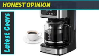 Ihomekee Programmable Coffee Maker The Best Choice for Home and Office Coffee Lovers [upl. by Watson970]