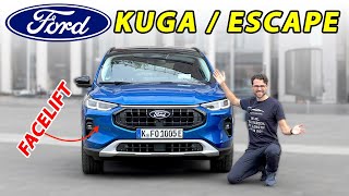 2024 Ford Kuga  Ford Escape facelift driving REVIEW [upl. by Nylesoj]