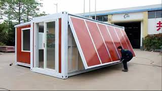 China Expandable container house 10 minutes one house [upl. by Wren907]