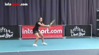 Tennis Forehand Basic Technique [upl. by Plume]