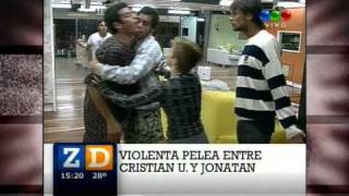 La Pelea Cristian U vs Jonatan Gran Hermano 2011 [upl. by Olegnaid]