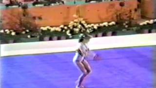 1st EF Ecaterina Szabo FX  1984 Olympic Games 19975 [upl. by Euginimod455]