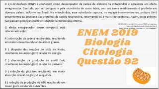 BIOLOGIA  ENEM 2019  Questão 92 Caderno Amarelo [upl. by Hyps897]