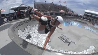 Womens Practice  Huntington Beach  2017 Vans Park Series [upl. by Ecerahc918]