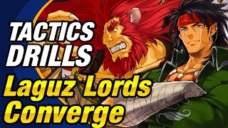 Fire Emblem Heroes  Tactics Drills Grandmaster 31 Laguz Lords Converge FEH [upl. by Nawotna]