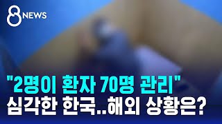 한국은 2명이 환자 70명 관리…해외는 어떨까  SBS 8뉴스 [upl. by Walston665]